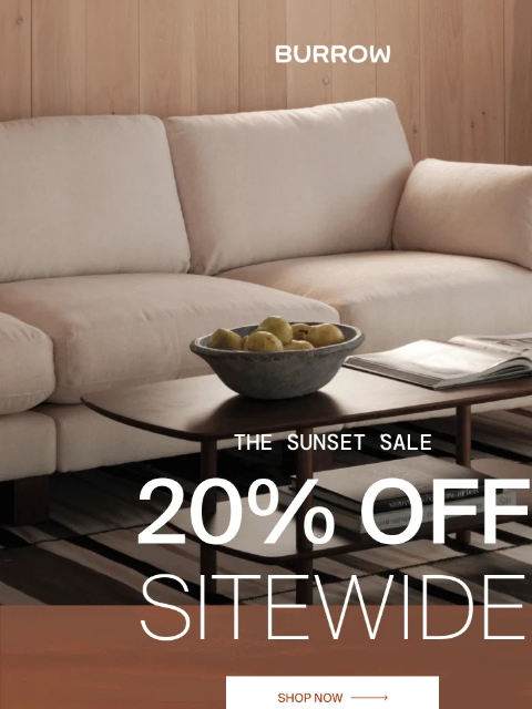 burrow newsletter: One last summer steal
