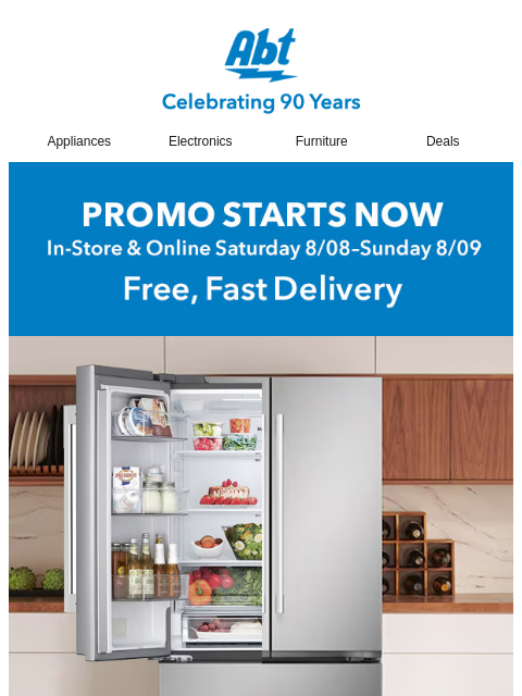abt newsletter: Special Savings Start Now