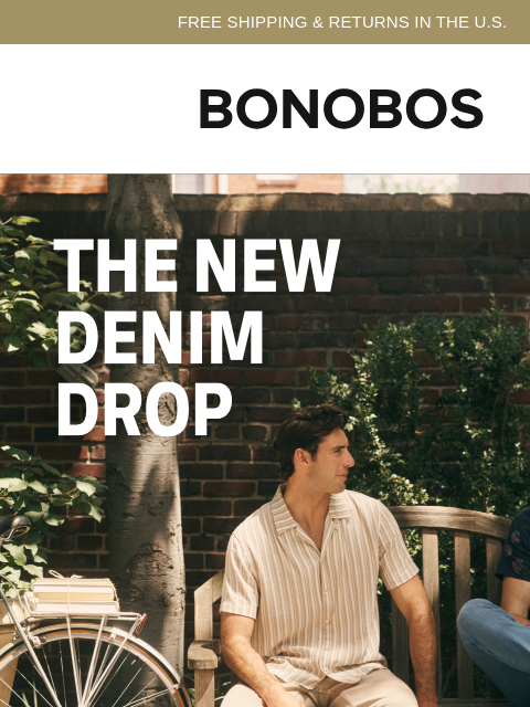 bonobos newsletter: New Denim Just Dropped