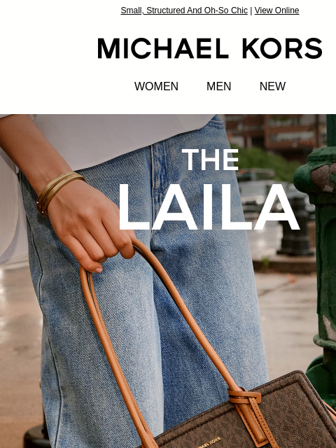 michaelkorsmail newsletter: The Laila Has A Handle On Polished Style