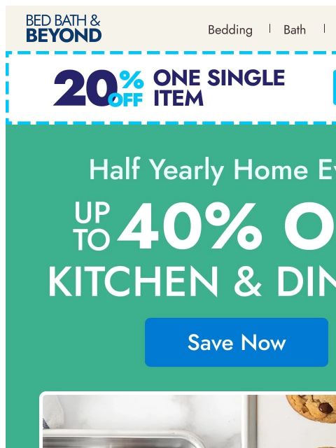 bedbathandbeyond newsletter: Set the table for the season ahead