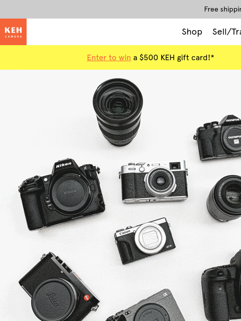 keh newsletter: More KEH Certified™ Gear to Choose From