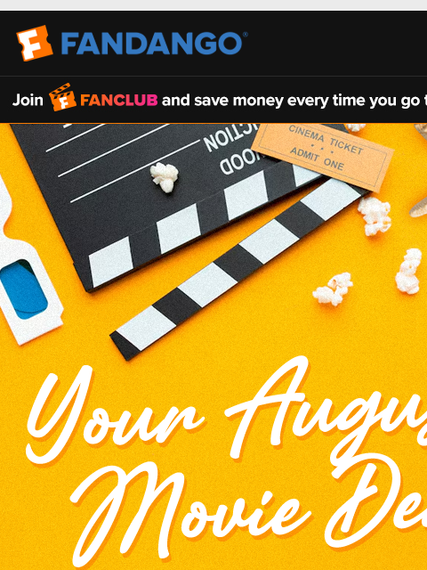 fandango newsletter: Your Deals of the Day