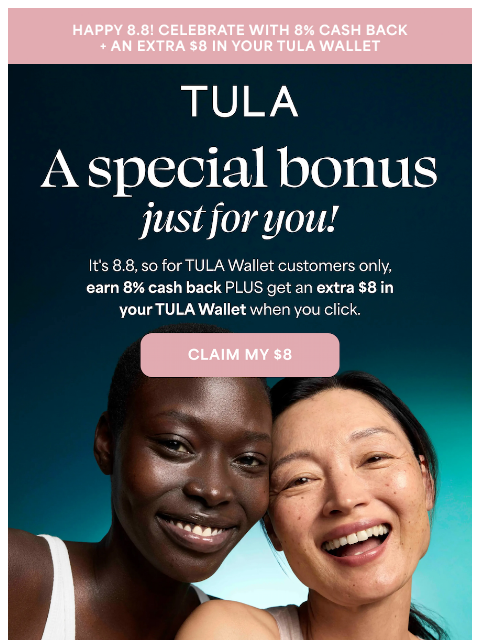 tula newsletter: Celebrate 8.8 🎉🎱