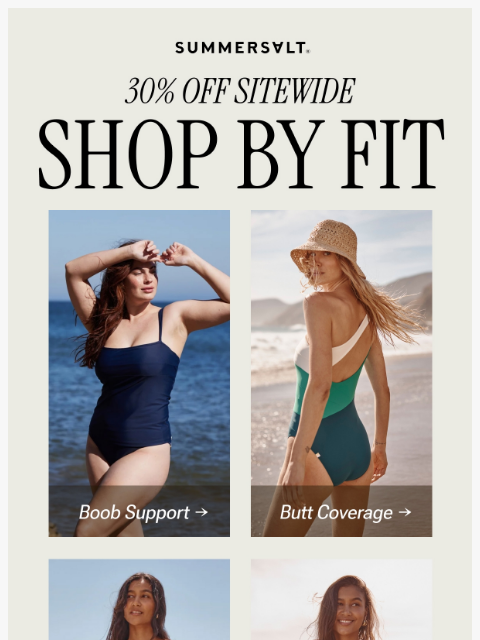 summersalt newsletter: Suits That *Actually* Suit You