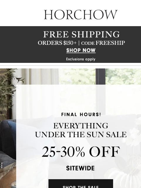 Hurry to get amazing savings on furniture, rugs, decor & more | Final hours for free shipping, too! ‌ ‌ ‌ ‌ ‌ ‌ ‌ ‌ ‌ ‌ ‌ ‌ ‌ ‌ ‌ ‌ ‌ ‌ ‌ ‌ ‌ ‌ ‌ ‌ ‌ ‌ ‌ ‌ ‌ ‌ ‌ ‌ ‌ ‌ ‌ ‌ ‌ ‌ ‌ ‌ ‌ ‌ ‌ ‌ ‌ ‌ ‌ ‌ ‌