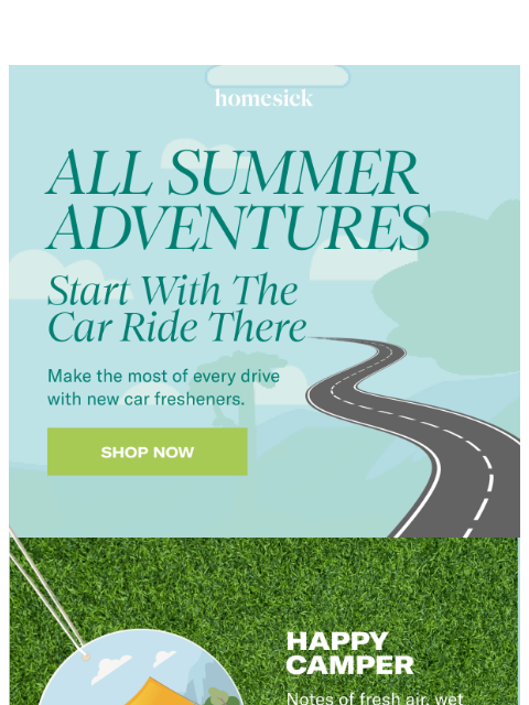 homesick newsletter: ADVENTURE AWAITS