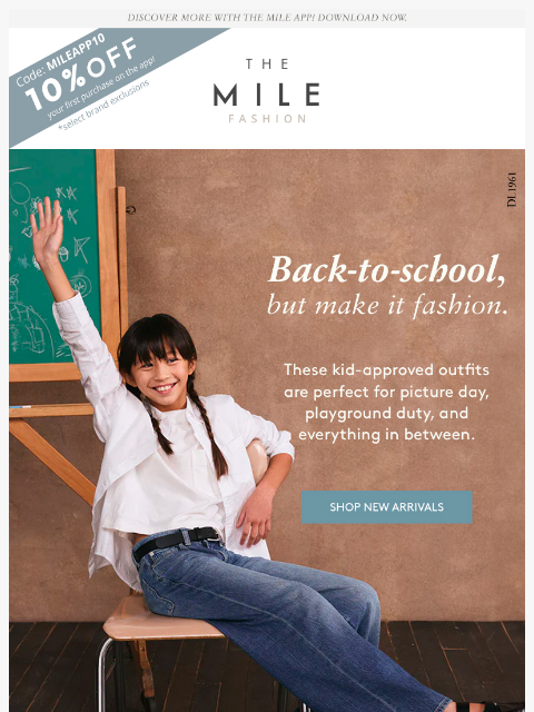 orchardmile newsletter: Cutest Back-to-School Fits for the Cool Kids 🎒✨