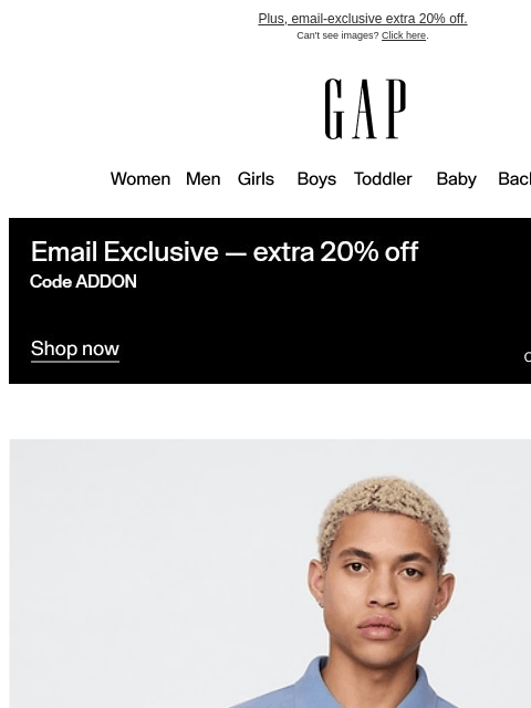 gap newsletter: All-purpose polos