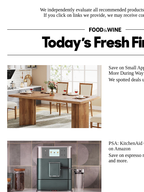 foodandwine newsletter: PSA: KitchenAid Quietly Dropped Deals on Must-Have...