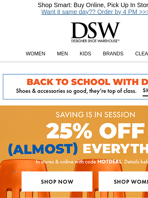 dsw newsletter: Starting at $49.99: low-profile kicks 👟
