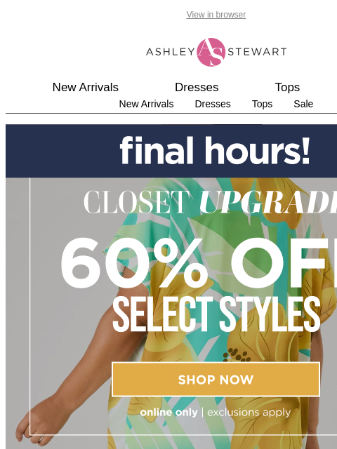 ashleystewart newsletter: Best Sellers Have Entered The Chat