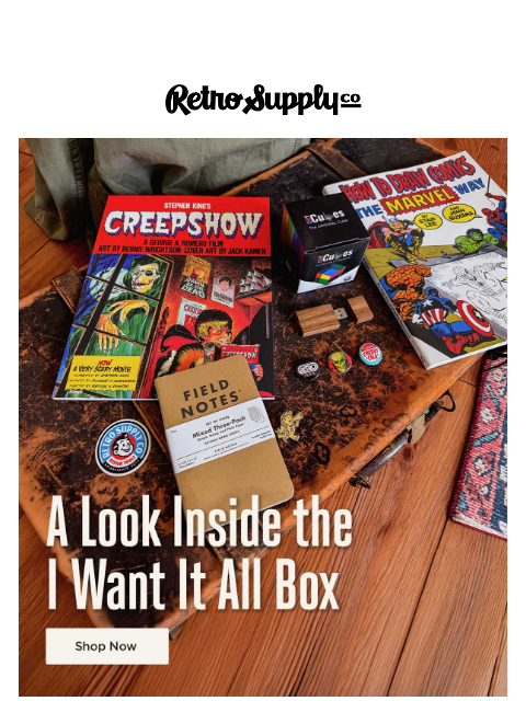 retrosupply newsletter: Three boxes left