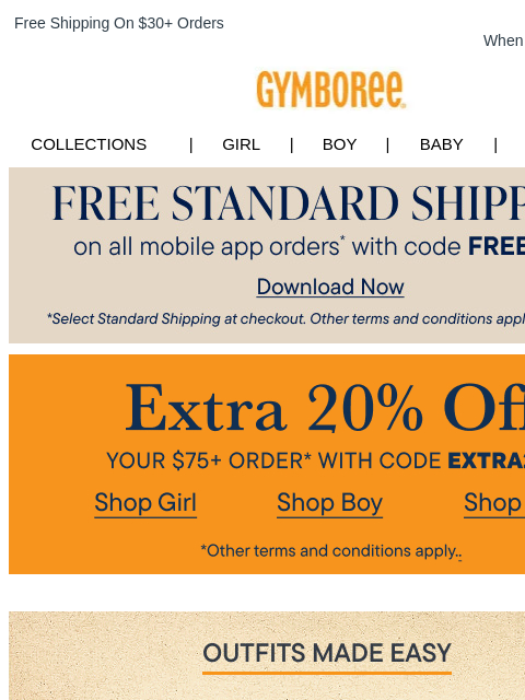 gymboree newsletter: Timeless Styles They'll Wear on Repeat