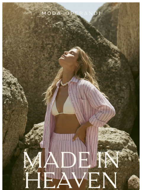 modaoperandi newsletter: Made in heaven…