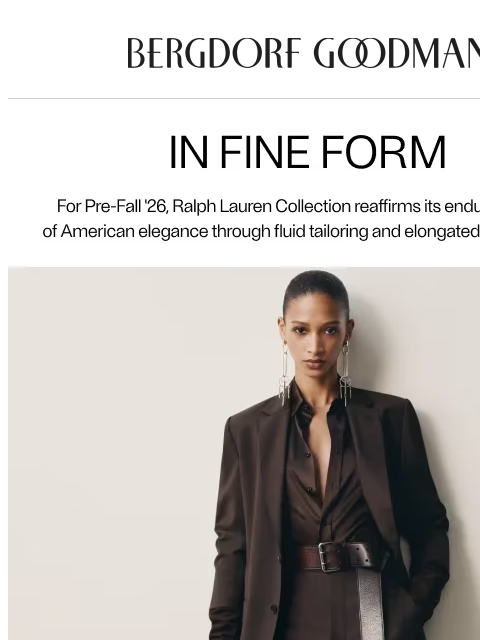 bergdorfgoodman newsletter: Spotlight: Ralph Lauren Collection Pre-Fall ‘26