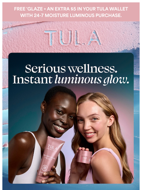 tula newsletter: The easiest way to get a rosy glow →💓🩷