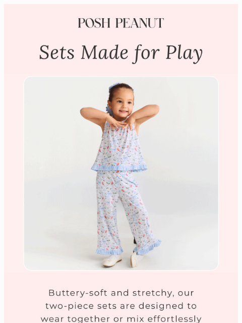 poshpeanut newsletter: 💕 Sets Made for Play