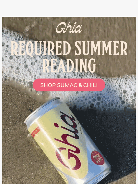 drinkghia newsletter: your beach read needs a drink