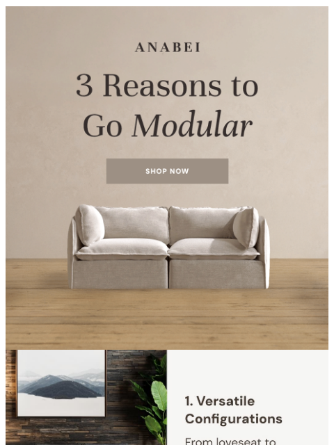 anabei newsletter: Your couch, your rules