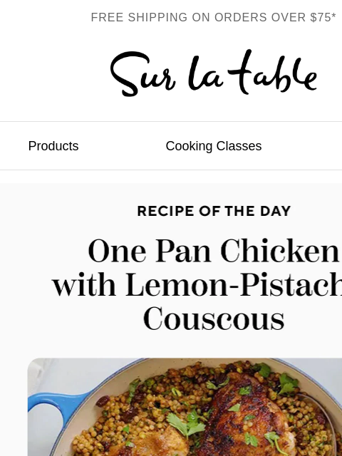 surlatable newsletter: We're on a pistachio kick this week.