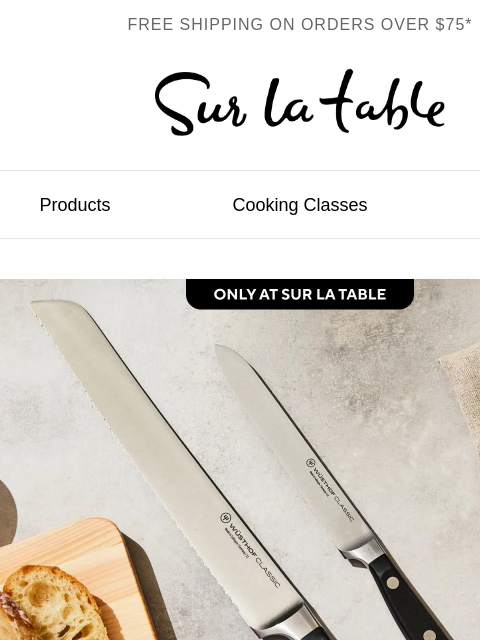 surlatable newsletter: Your knife block is missing this exclusive.