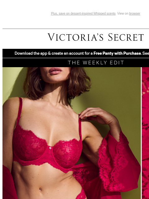 victoriassecret newsletter: Now Trending: Fresh Fuchsia Styles