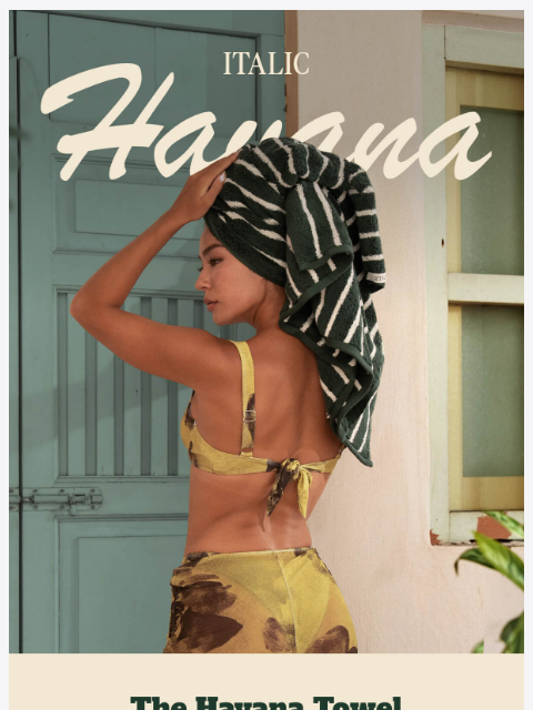 italic newsletter: Havana, Cuba. Now in your Bathroom
