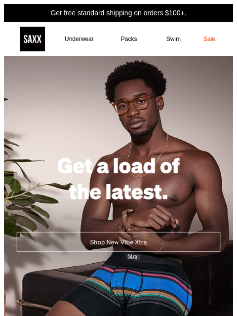 saxxunderwear newsletter: Your favorite pair in new colors