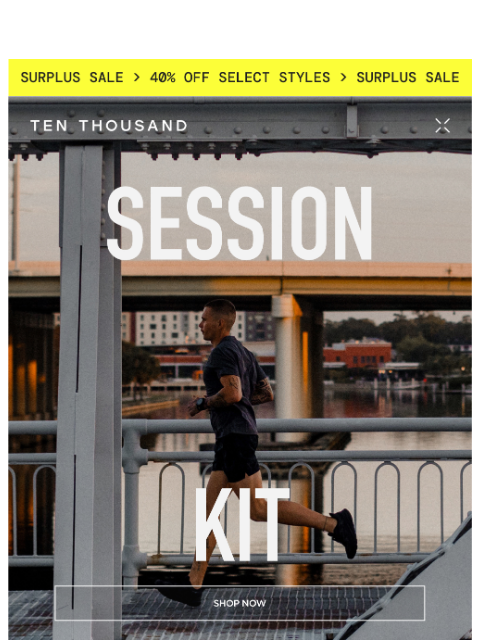tenthousand newsletter: Run Fast. Pay Less.