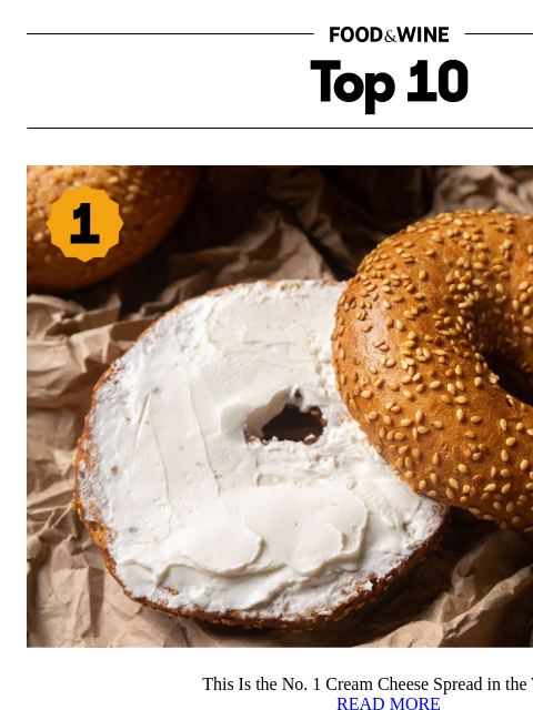 foodandwine newsletter: This Is the No. 1 Cream Cheese Spread in the World
