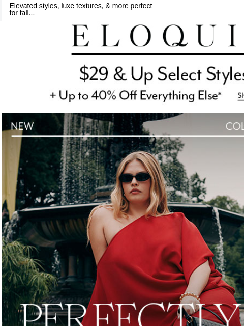 eloquii newsletter: NEW! The Perfectly Polished Collection