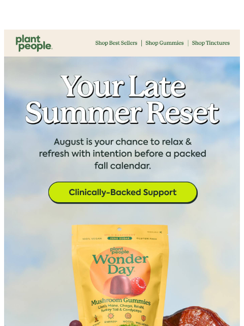 plantpeople newsletter: Focus, Immunity, Sleep—on repeat 🌿