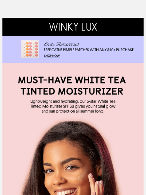winkylux newsletter: Your New Favorite Tinted Moisturizer 💦