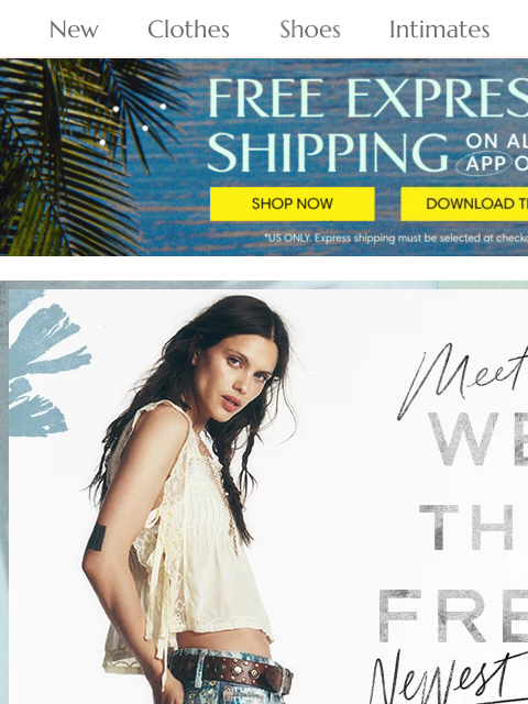 freepeople newsletter: Meet The Tennessee Illusions Jean π