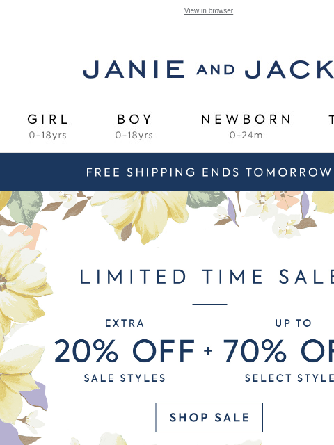 janieandjack newsletter: ICYMI: Her favorites are on sale...