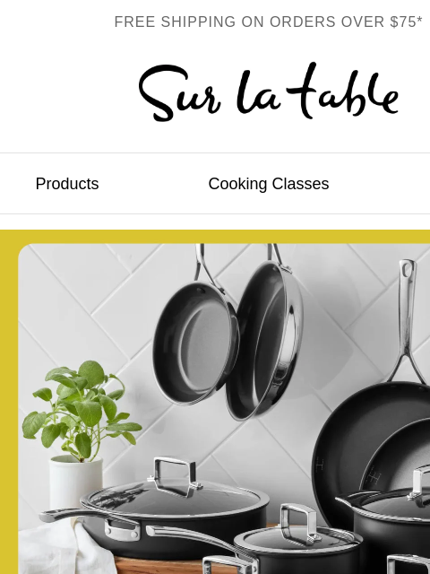 surlatable newsletter: One day left to save up to 40%.