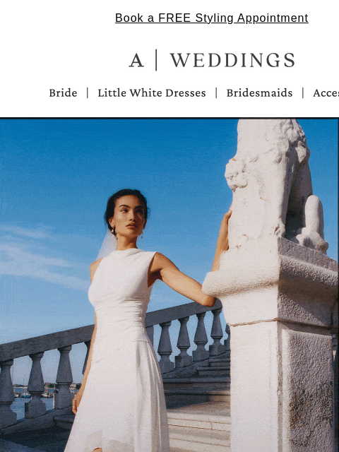 anthropologie newsletter: The NEW bridal collection: Chasing Amore