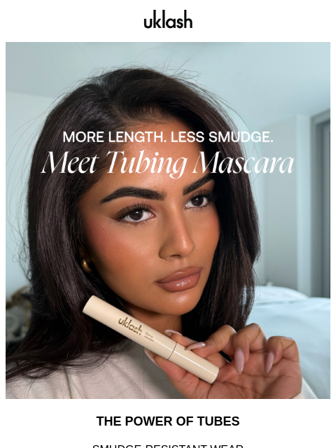 uklash newsletter: No smudges. No flakes. Just lashes.