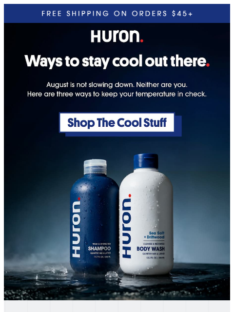 usehuron newsletter: Three ways to stay cool this week
