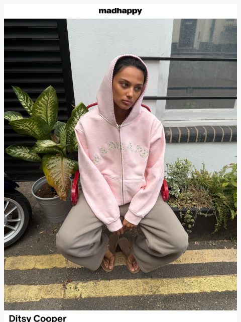 madhappy newsletter: Ditsy Cooper Zip Up