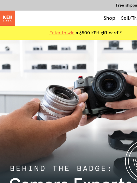 keh newsletter: The camera lovers behind KEH Certified™ 🧡