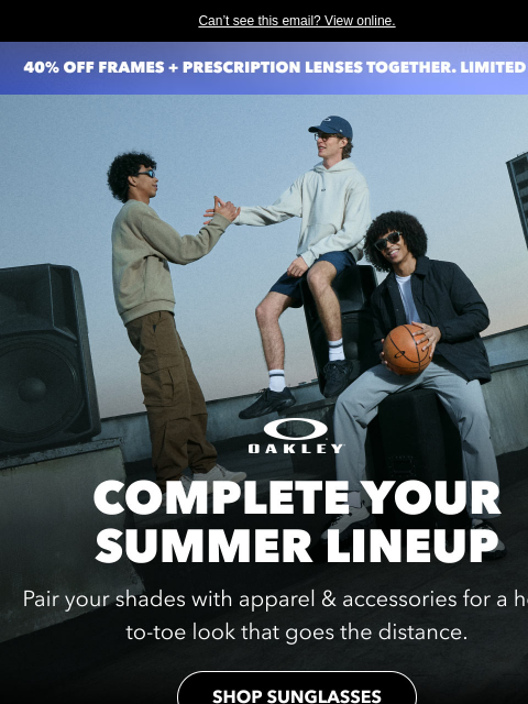 oakley newsletter: Keep Your Summer Style Going