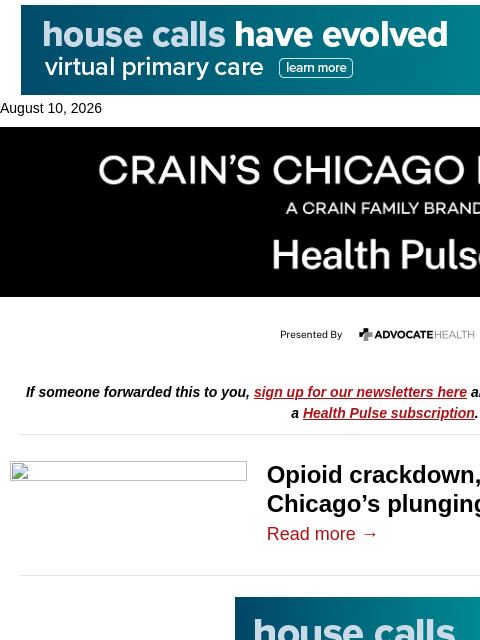 crainalerts newsletter: What's behind Chicago's death rate decline?