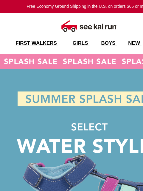 seekairun newsletter: One Day Only: Select Sandals Just $25
