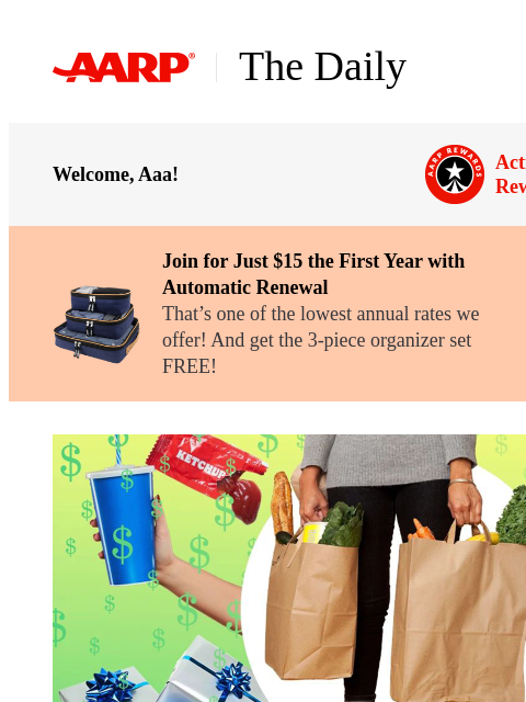 aarp newsletter: The Daily — 10 Things That Are No Longer Free