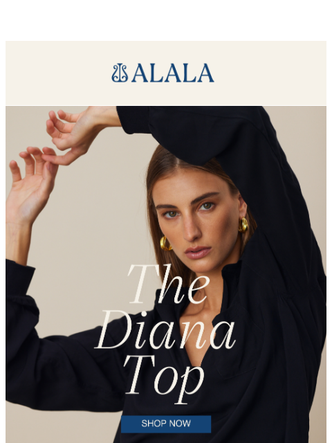 alalastyle newsletter: You’re Gonna Want This: Diana Top In Black