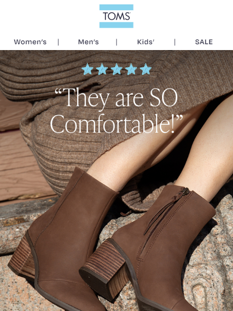 toms newsletter: Boots Are Back, Baby!