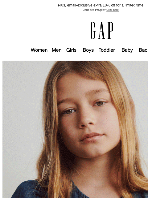 gap newsletter: You've hit it big: 40% off everything