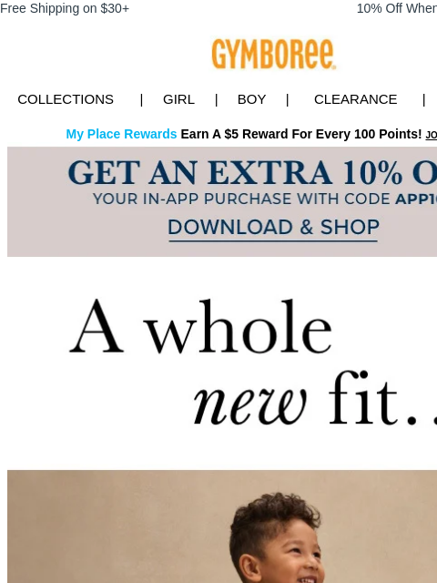 gymboree newsletter: Premium denim 🤝 must-have fits (plus, 10% off in-...